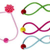 Zugang: Haargummi Funky Flowers (5 s