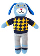 Kuscheltier gestrickter Hund Milo 36 cm