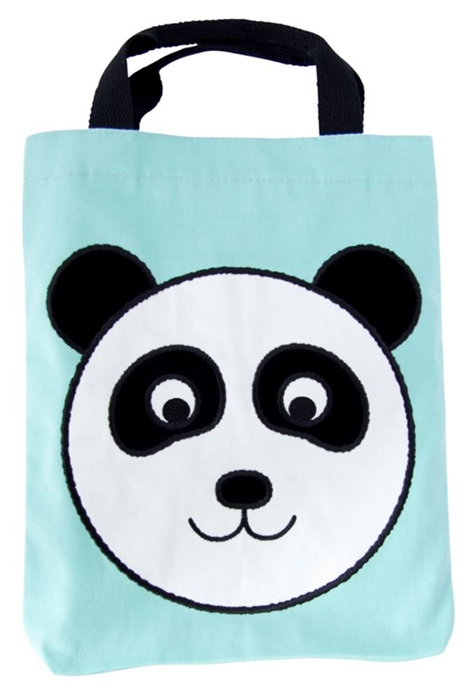Tasche Panda 25,5x30 cm 3 sort