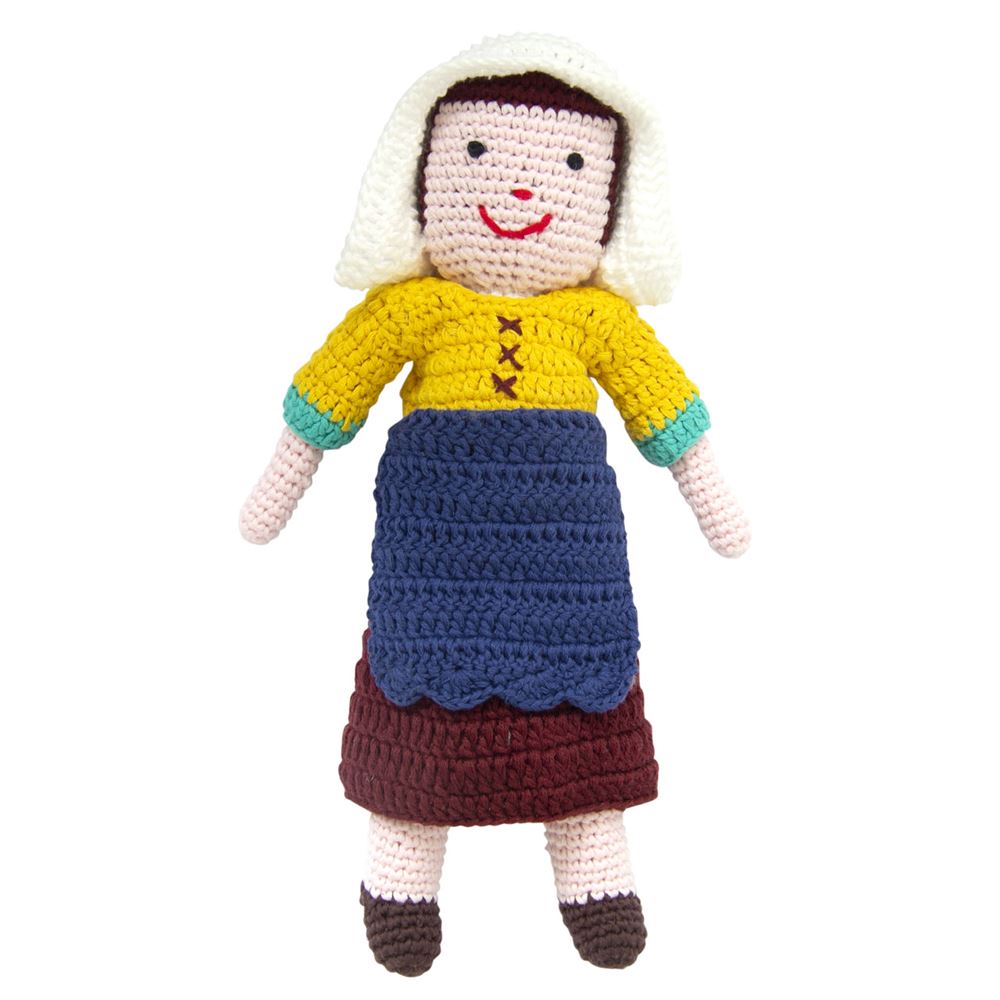 Kuscheltier gehäkeltes Milchmädchen von Vermeer