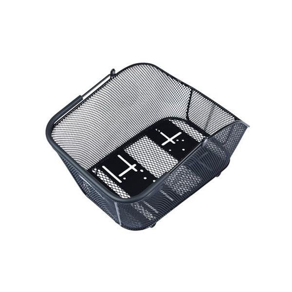 Basilikum Fahrradkorb Symbol M Multi -System NX 12 Liter 39 x 24 x 13 - Schwarz