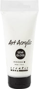 Creativ Company Pigment Art Acrylfarbe Titanweiß, 75 ml