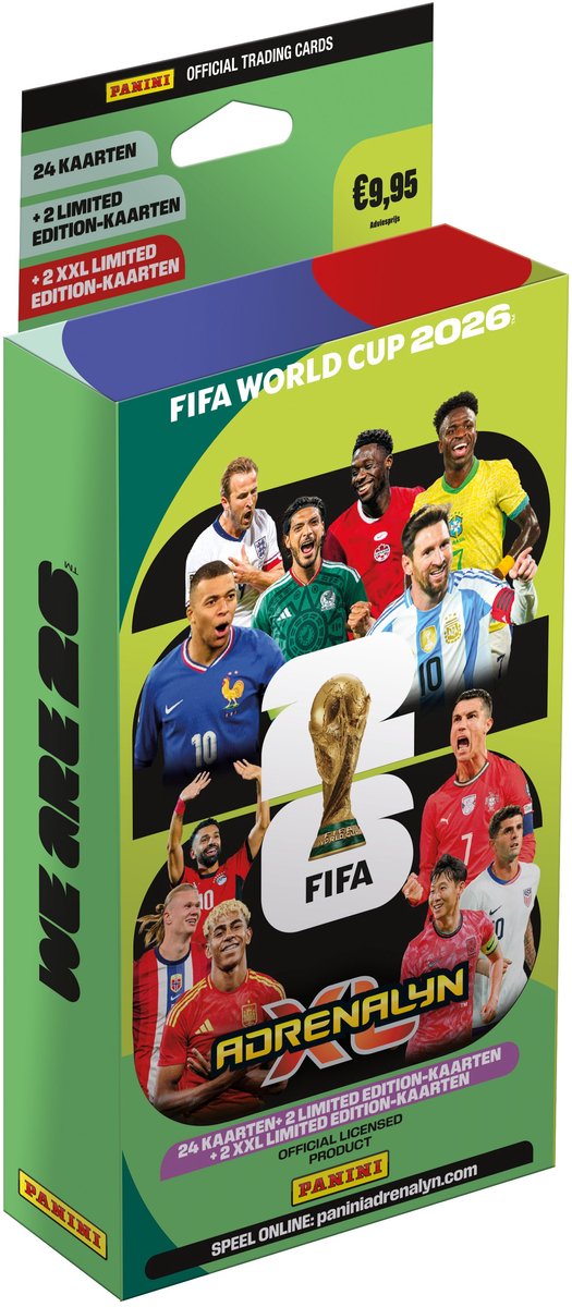 Panini – Adrenalyn XL-Sammelkarten – FIFA Fußball-Weltmeisterschaft 2026 – Ecoblister XXL