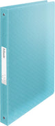 Esselte Colour'breeze 2-Ring-A4-Ringbinder mit Softcover für 140 Blatt – Rückenbreite 25 mm – Blau