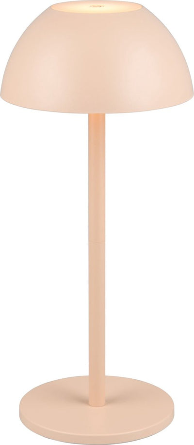 Rl lebe deine Lichtrealität Ricardo - Tischleuchte - Sand - inkl. 1x SMD 1,7 W - 4-Stufen-Touch - USB-Anschluss - Beleuchtung auf und ab - Batteriebetrieb - Außenbeleuchtung - IP54