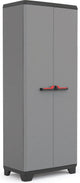 Keter Stilo Aufbewahrungsschrank hoch – Utility – 3 Regale – 39 x 68 x 173 cm – dunkelgrau schwarz