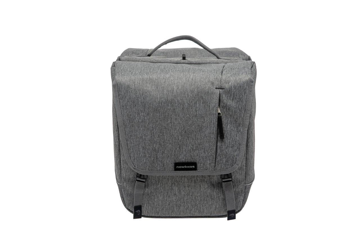 Neu Looxs Nova Double - Doppel-Fahrradtasche - Grau