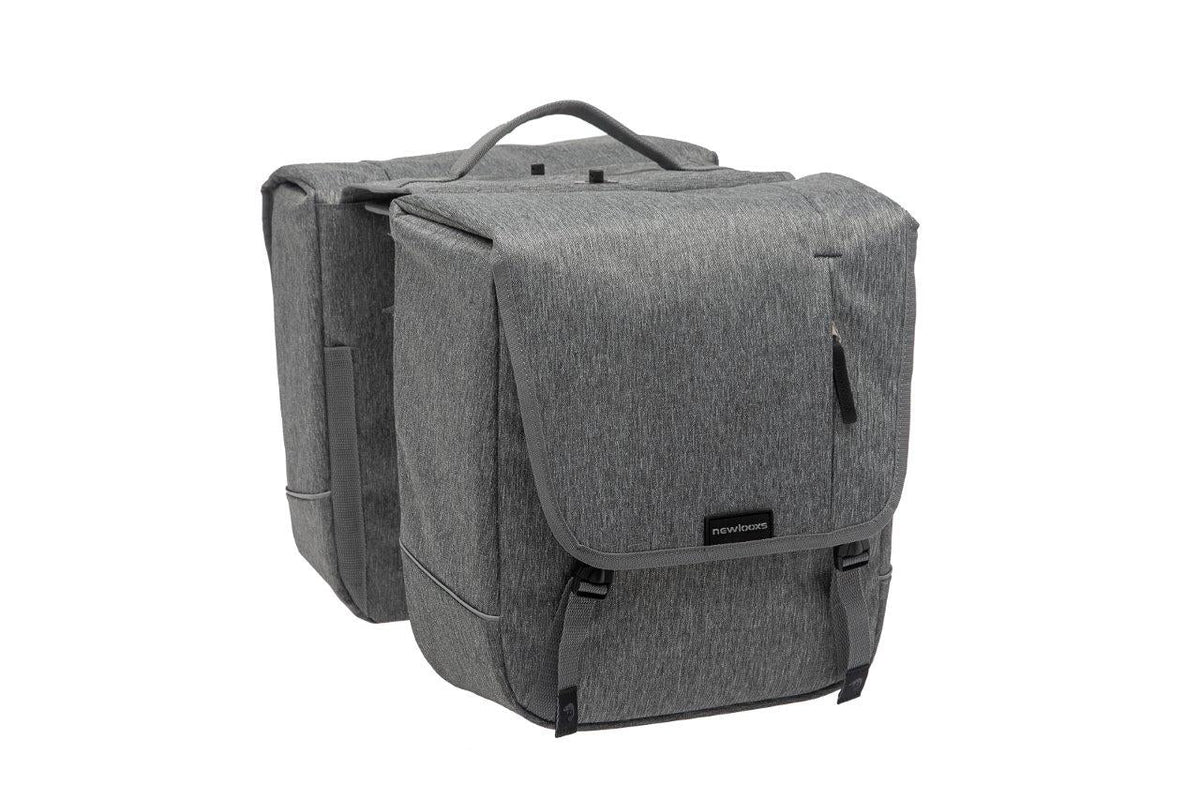 Neu Looxs Nova Double - Doppel-Fahrradtasche - Grau