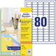 Mini-Etiketten Avery White 2.000 Stück