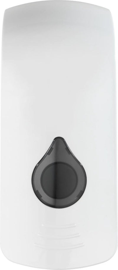 Wenko Desinfektionsseifenspender Ranera L – 750 ml Kunststoff weiß – Wandmontage – Seifenpumpe