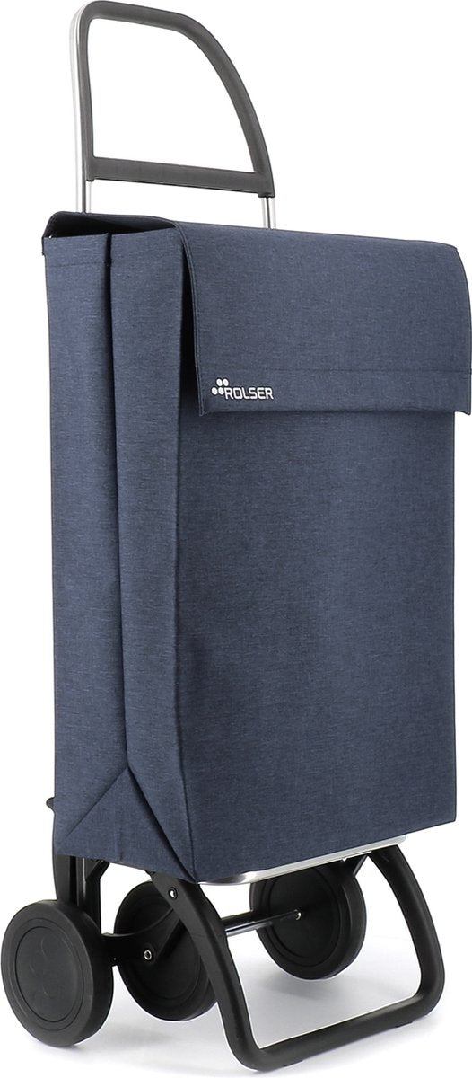 Rolser Einkaufstrolley Jeans Tweed – 4 Rollen – Marino