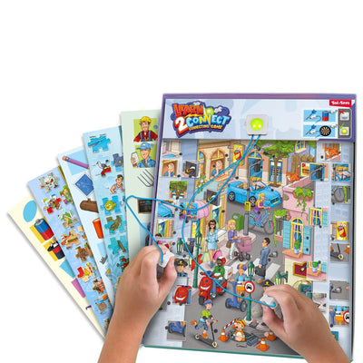 Toi-Toys Spiele elektronisch lernen 2 verbinden verbinden, 4-6 Jahre
