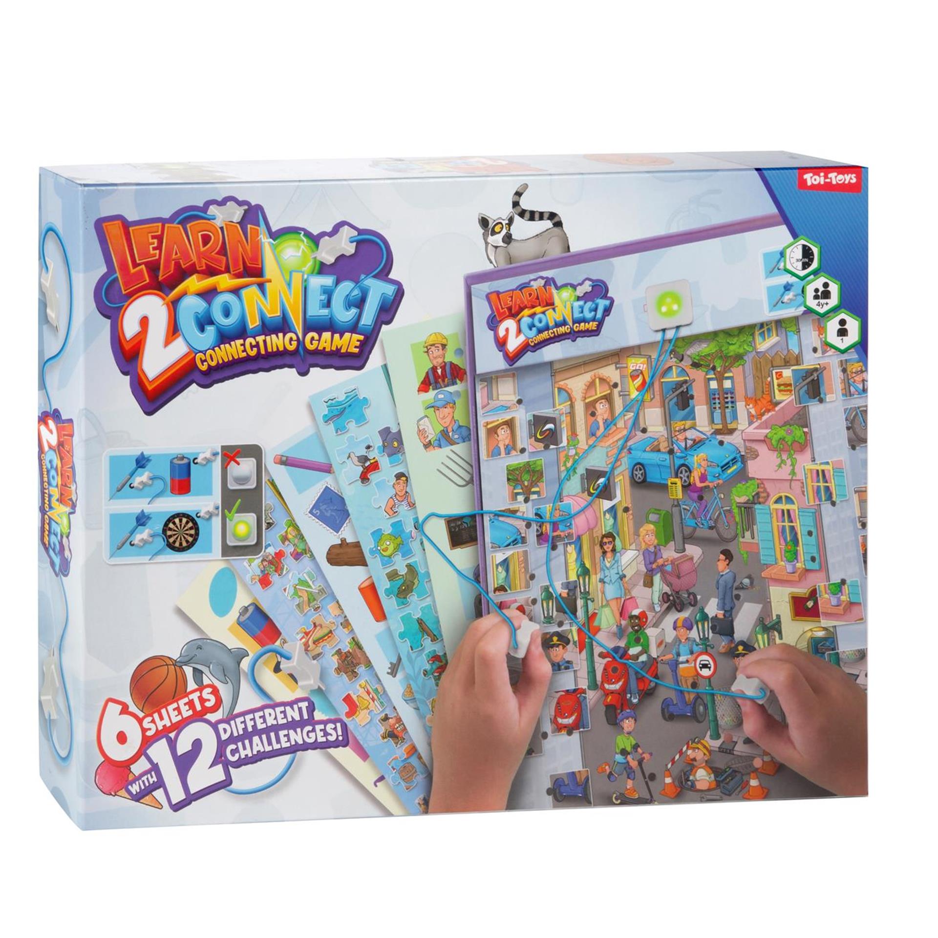 Toi-Toys Spiele elektronisch lernen 2 verbinden verbinden, 4-6 Jahre