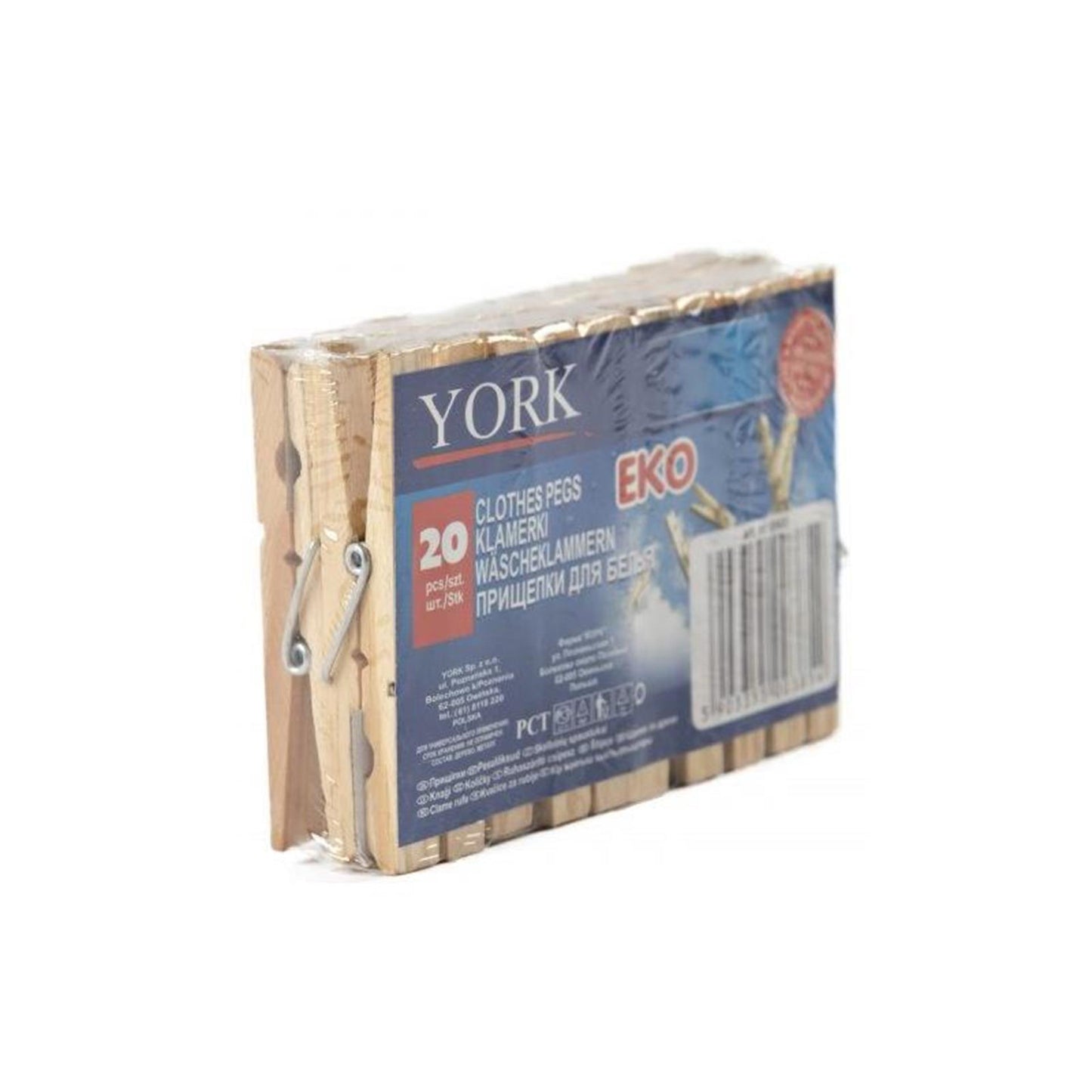 Cleany Wäscheklammern Holz 20 Stk