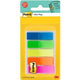 Index durchscheinendes Post-it 12x43mm 20 Tabs grün, orange, rosa, gelb, blau