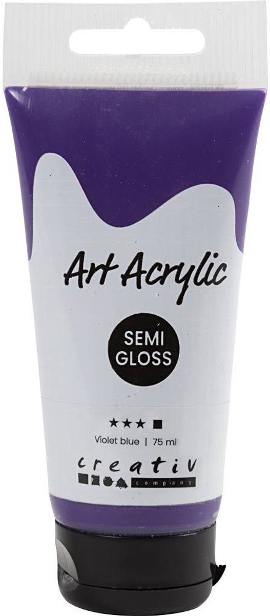 Creativ Company Pigment Art Acrylfarbe Violet, 75 ml