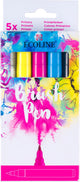 Bruynzeel Ecoline Pinselstift Set Primär, 5 Farben