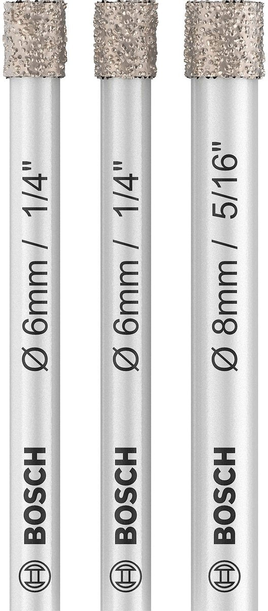 Bosch Pro Keramik-Trockenbohrer-Set 6; 6; 8x66; 66; 66mm - 2607011...