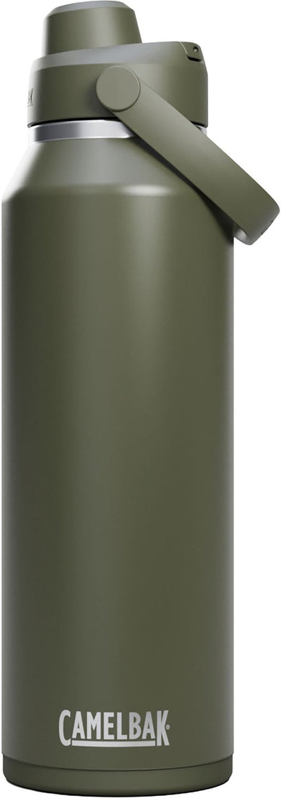 Camelbak Thrive Chug Trinkflasche – 1,2 l – Edelstahl – mit Schraubverschluss – Isolierwasserflasche – grün