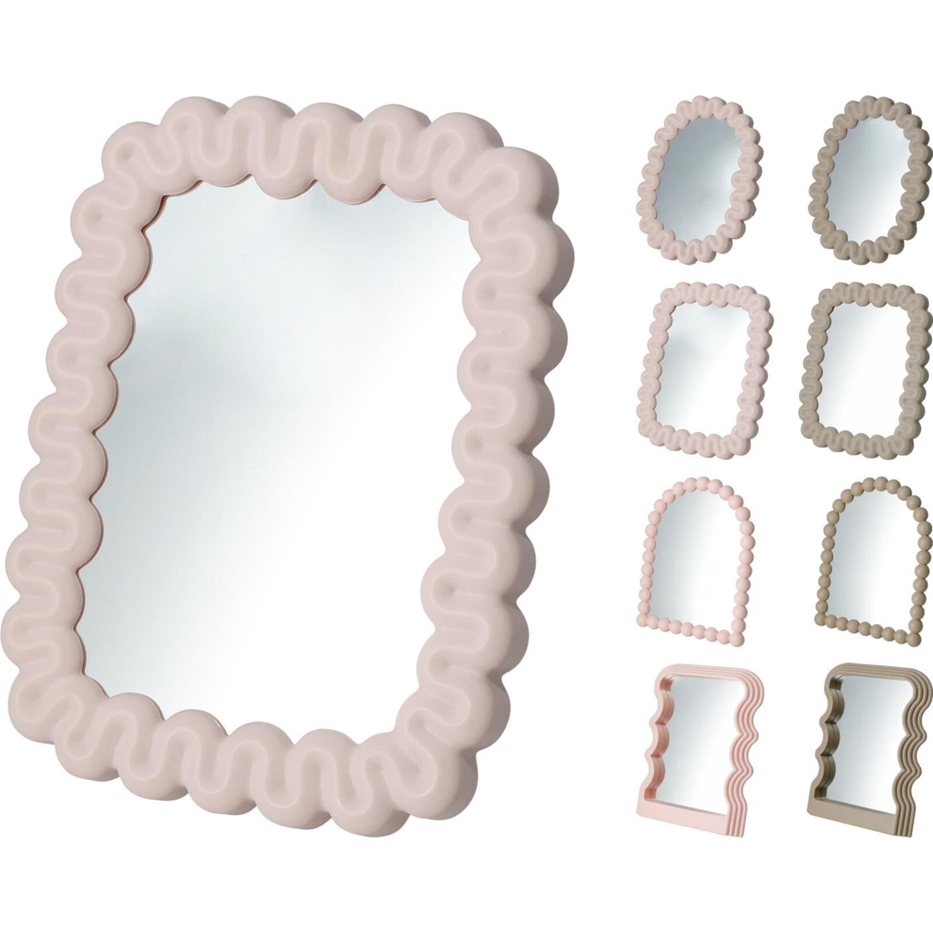 Home-Styling-Spiegelglas mit PP, 22 x 17 x 3 cm