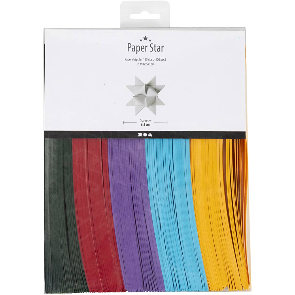 Creativ Company Braid Strip Strip Colors, 500st.
