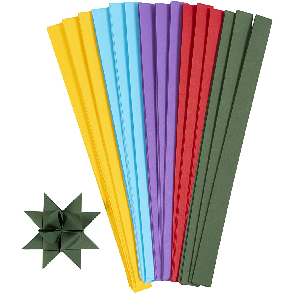 Creativ Company Braid Strip Strip Colors, 500st.