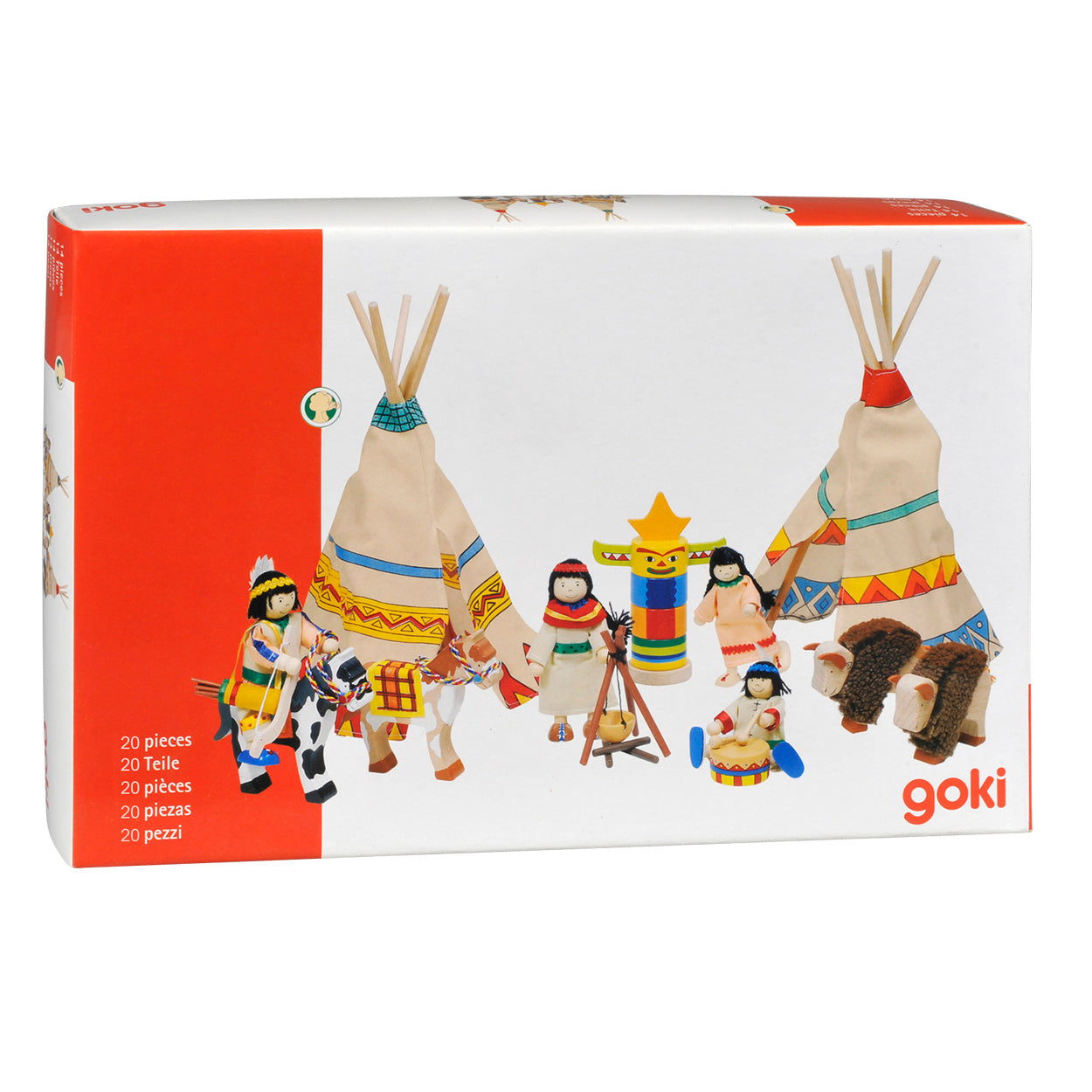 Goki Indiankamp, ​​14 -Stück