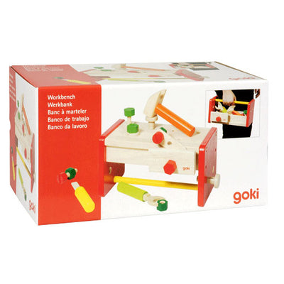 Goki Holz Arbeitsbank und Toolbox 2in1