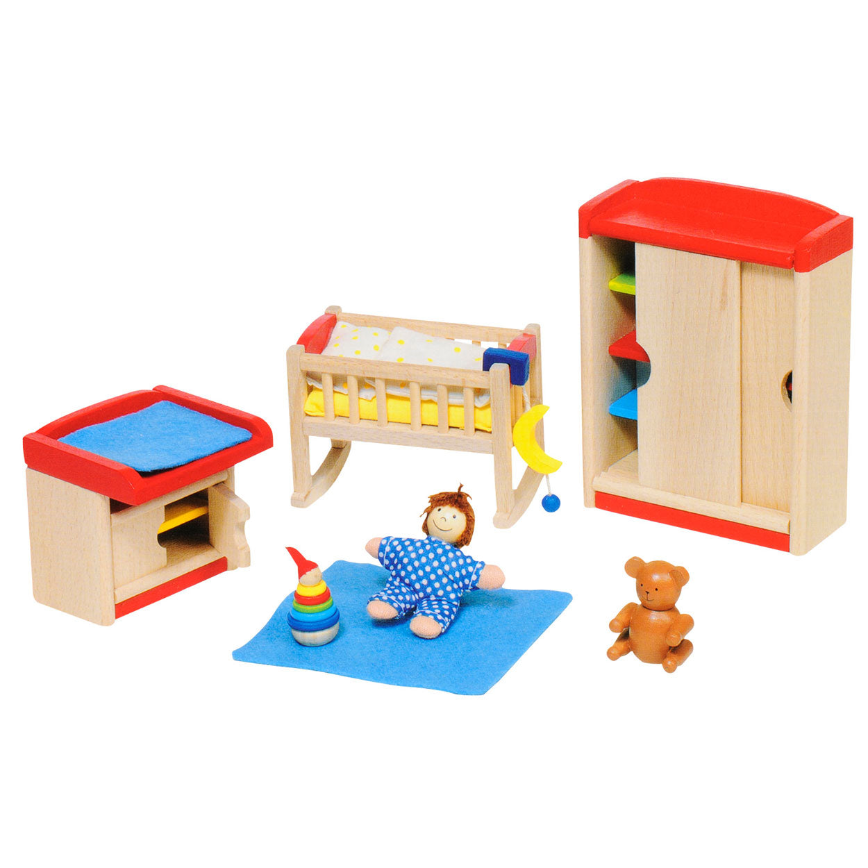 Goki -Babyzimmer für Dollhouse
