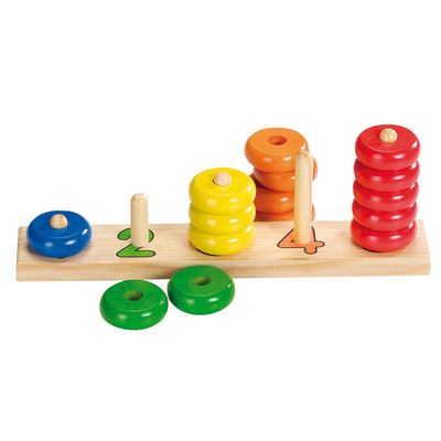 Goki Holzstapel -Puzzlefarbe
