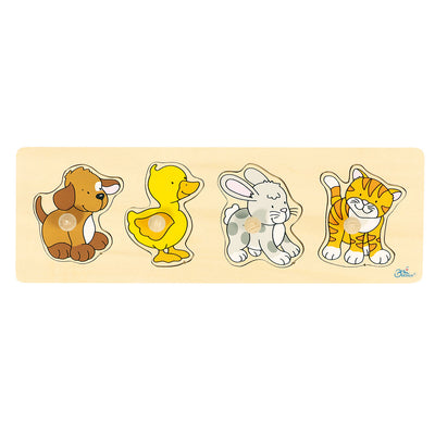 Goki Holz Nick Puzzle Hund Entenkaninchen Poes