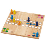 Goki hölzerne Ludo -Spielvariable - afbeelding 3