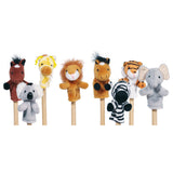 Goki Finger Puppe Wildtiere, 8 -Set von 8 - afbeelding 1