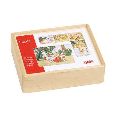 Goki Holzblock Puzzle Märchen Geschichten