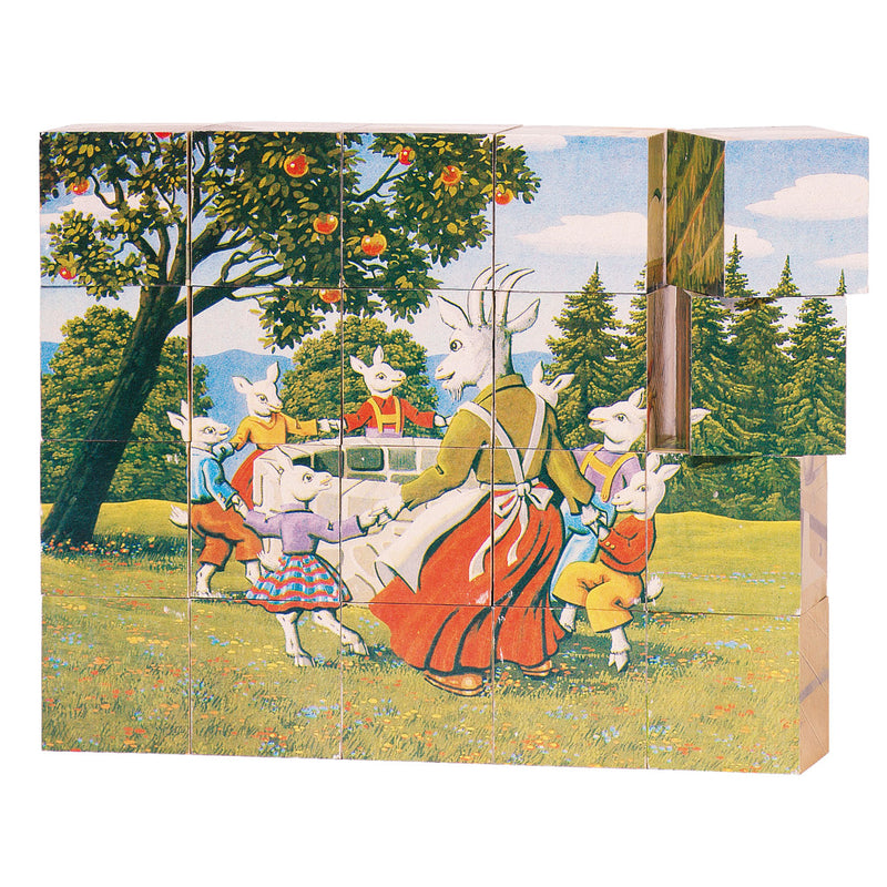 Goki Holzblock Puzzle Märchen Geschichten