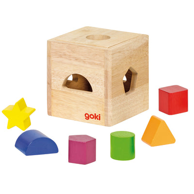 Goki Holzsortierwürfel mit Blöcken