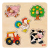 Goki Holz Nick Puzzle Farm