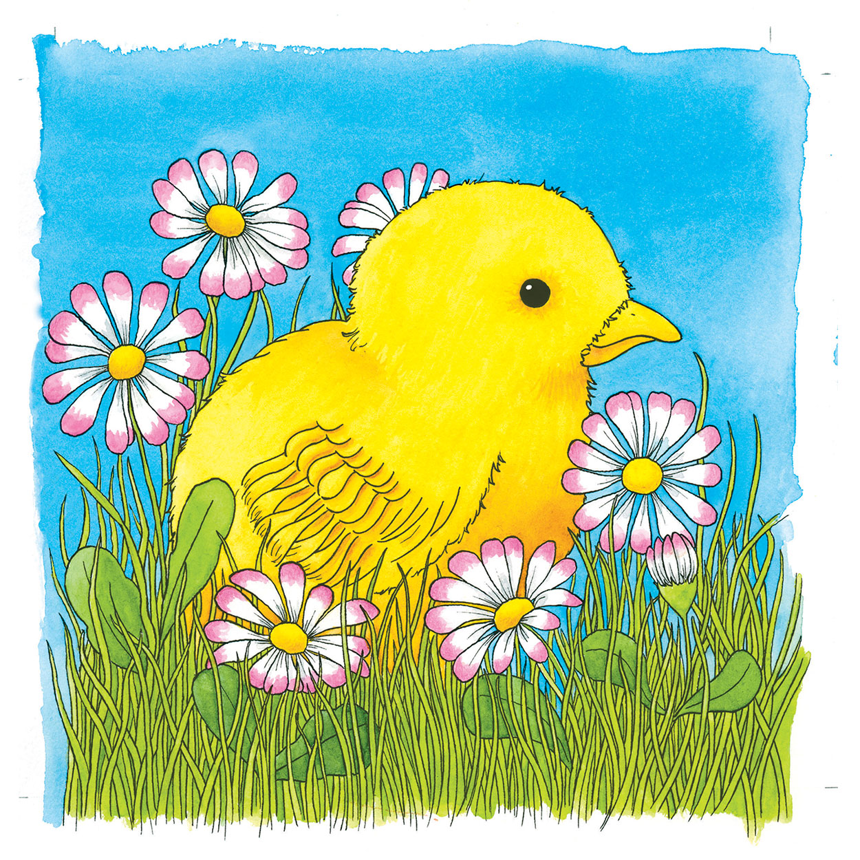 Goki Holzschicht Puzzle Huhn