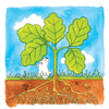 Goki Holzschicht -Puzzle -Baum