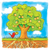 Goki Holzschicht -Puzzle -Baum