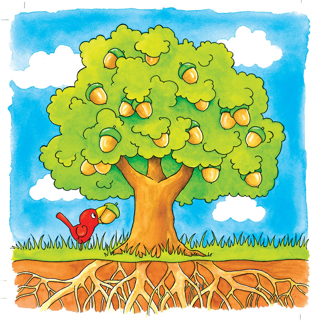Goki Holzschicht -Puzzle -Baum