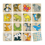 Goki -Holz -Memo -Tiere, 32dlg. - afbeelding 1
