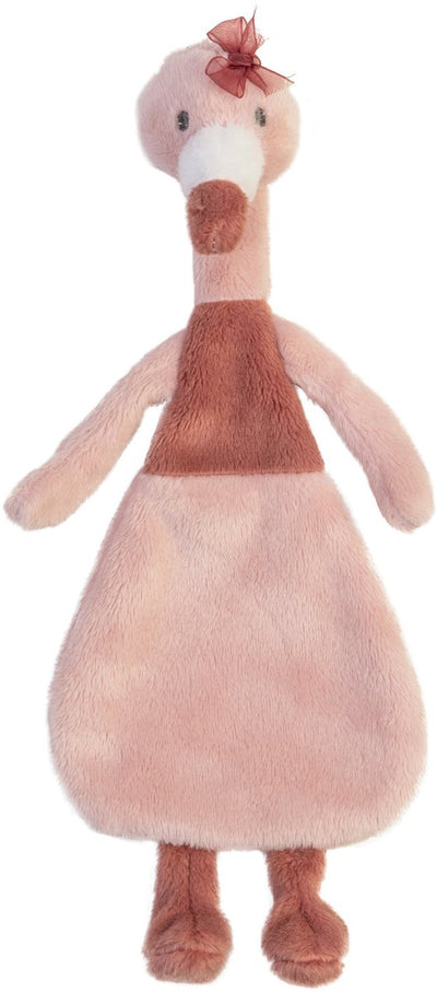 Happy Horse Flamingo Geigen-Kuscheltuch – altrosa – Baby-Geschenk