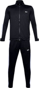 Under Armour UA Rival Knit Track Suit-BLK Herren-Trainingsanzug – Schwarz – Weiß