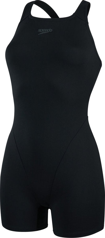 Speedo eco+ legsuit Damen Sportbadeanzug - Schwarz