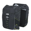 Basilikum Doppelfahrradbeutel Meilen 34 Liter 13 x 26 x 35 cm (2x) schwarzer Kalk