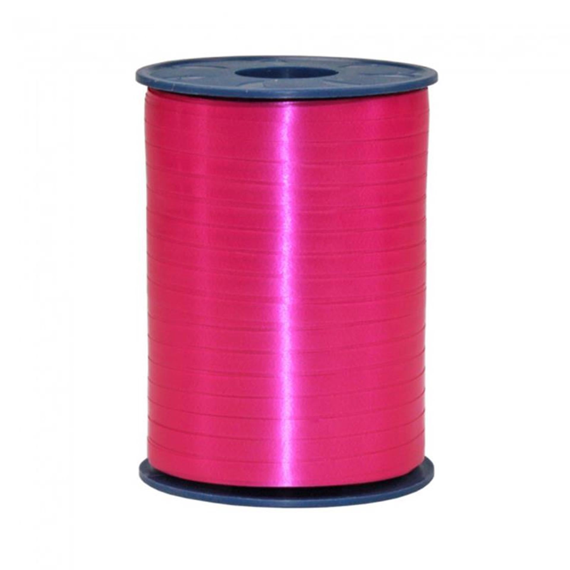 Globos Kräuselband 500mx5mm leuchtend rosa