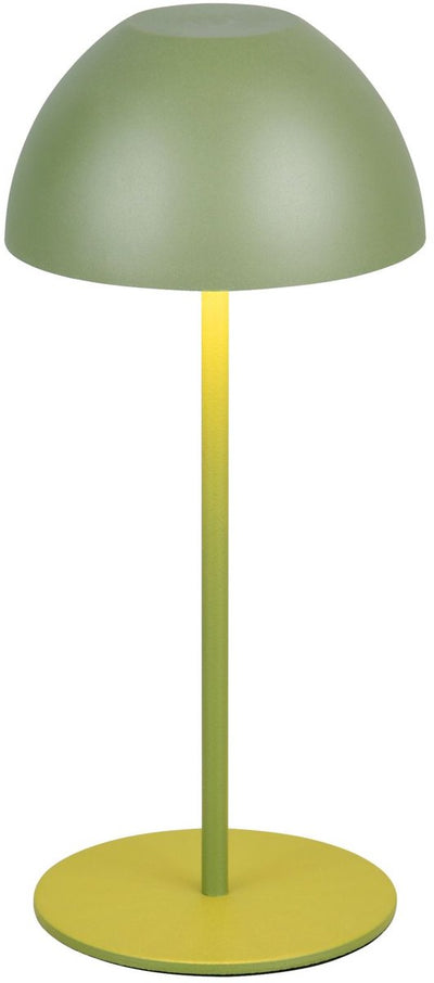 Rl lebe dein Licht Reality Ortiz - Tischleuchte - grün - inkl. 1x SMD 2 W - On Off Touch - Sensordimmer - USB-Anschluss - Memory-Funktion - wiederaufladbar - kabellos - Außenleuchte - IP44