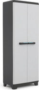 Kis linearer Aufbewahrungsschrank hoch – 68x173x39 cm – grau schwarz
