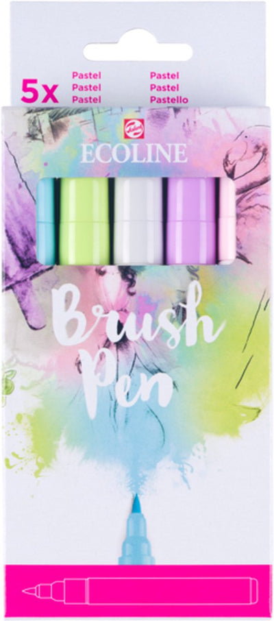 Bruynzeel Pinselstift Set Ecoline Pastell 5 Teile